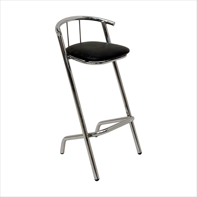 Polster fuer Barhockergestell _Boston_ schwarz o. B._schraeg